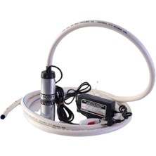 Düzey 220-12 Volt Adaptörlü Mini(Küçük) Dalgıç Pompa & 3 metre Hortumlu Set