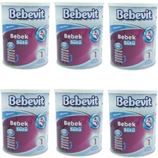 Bebevit 1 400 gr Bebek Sütü 6 Adet