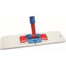 Flora Endüstriyel Nemli Mop Aparatı 50 cm ve 2 Adet Mikrofiber Nemli Mop 50 cm Seti