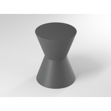 Echo Furniture Ediz Açık Platin Gri Sehpa