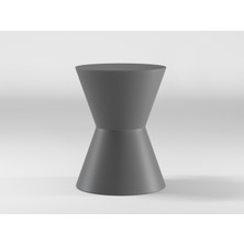 Echo Furniture Ediz Açık Platin Gri Sehpa