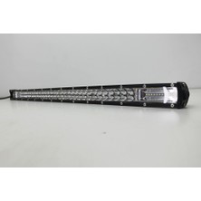 Aracım Oto Aksesuar 2 Sıra 82 cm Off Road LED Bar 5 Mod Turuncu Beyaz 240W 10-30 V