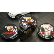 DK Tuning Fiat Abarth Akrep Logo Jant Göbeği Kapak Seti 54MM