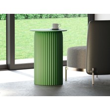 Echo Furniture Seton Zümrüt Yeşili Sehpa 65 cm