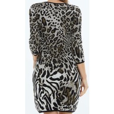 Boutique Bade Leopar Triko Elbise