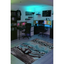 Homshtag Ben Bitti Demeden Bitmez Dokuma Tabanlı Yıkanabilir Kaymaz Gamer Halısı