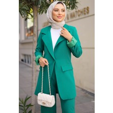 Meqlife Almira Ceket Pantolon Takım - Yeşil