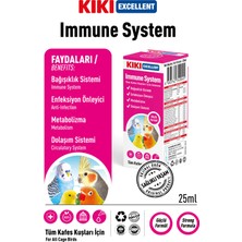 Kiki Excellent Kuş Immune System 25 Ml. KB102