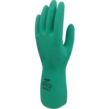 Beybi Ntl-33 10 Beden 10 LU Korun Yeşil Nitril Kimyasal Eldiven