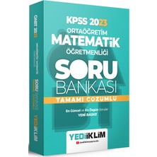 Yediiklim Yayınları ÖABT 2023 Ortaöğretim Matematik Öğretmenliği Tamamı Çözümlü Soru Bankası