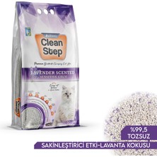 Jadawa Clean Step Lavanta Kokulu Topaklanan Ince Tane Bentonit Kedi Kumu 10 Lt