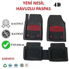 Beka52 4d Havuzlu Universal Paspas Kırmızı