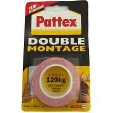 Pattex Double Montage Çift Taraflı Bant 120 Kg(Clz)