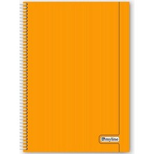 Myline Nova A4 Plastik Kapak 120 Yaprak Kareli Defter