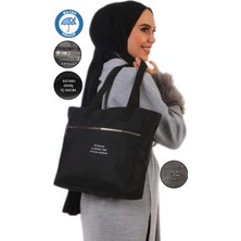 Sevbags Kadın Siyah Omuz ve Kol Çantası Astarlı