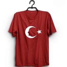 The Fame Box Atatürk Silüetli Ay Yıldız Tişört