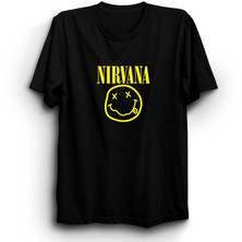 The Fame Box Nirvana, Smile Logo, Rock, Metal Tişört