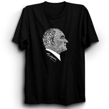 The Fame Box Mustafa Kemal Atatürk, Çizgili, Imza Tişört