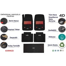 Beka52 Hyundai Accent Yumurta Kasa 2000 4d Havuzlu Yeni Nesil Universal Paspas Kırmızı