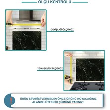 Decorita Siyah Mutfak Kuralları | Cam Ocak Arkası Koruyucu |