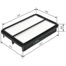 Bosch F026400044 Hava Filtresi Hyundaı Tucson-Kıa Sportage Iı 2.0crdi-2.7i V6 C2631