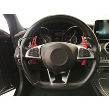 Yıldız Tuning Mercedes W2013 E Serisi F1 Kulakçık Direksiyon Kırmızı Paddle Shifter 2017-2022