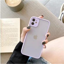 iPhone 11 Uyumlu Kamera Korumalı Buzlu Şeffaf Lüx Telefon Kılıfı