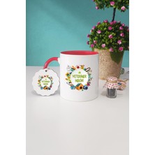 Hedizu Veteriner Hekime Hediye Veteriner Hekim Kırmızı Kupa Bardak Anahtarlık