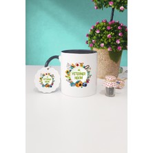 Hedizu Veteriner Hekime Hediye Veteriner Hekim Siyah Kupa Bardak Anahtarlık