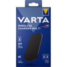 Sava-Varta 57906  Wireless Charger Pro  Şarj Aleti Iphone ve Tüm Kablosuz Şarj   Telefonlarla Uyumlu