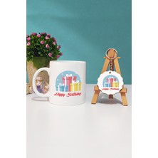 Hedizu Doğum Günün Kutlu Olsun Doğum Günü Hediyesi Kupa Bardak ve Anahtarlık