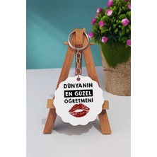 Hedizu Dünyanın En Güzel Öğretmeni Anahtarlık