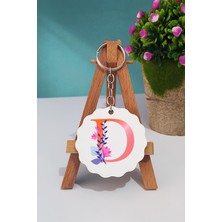 Hedizu Özel Tasarım D Harfli Anahtarlık