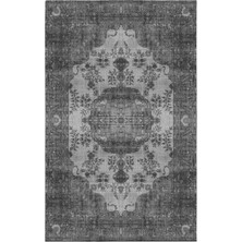 Rugs Modern Mira Vintage  Siyah Gri 2121 Dokuma Taban Halı