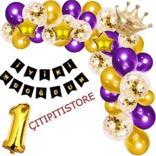Çıtı Pıtı Store 1 Yaş Konsept Doğum Günü Balon Seti