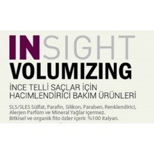 INSIGHT Volumizing Volume Up Ince Telli Saçlar Için Hacimlendirici Şampuan 900 ml