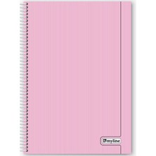 Myline Nova A4 Plastik Kapak 72 Yaprak Çizgili Defter