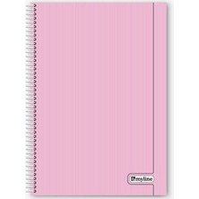 Myline Nova A4 Plastik Kapak 120 Yaprak Çizgili Defter