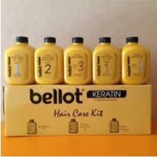 Bellot Keratin Hair Care Kit 5'li - 1 Keratin 1000 ml + Şampuan 1000 ml x 2 + Saç Kremi 1000 ml x 2