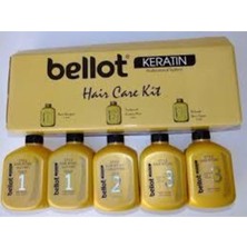 Bellot Keratin Hair Care Kit 5'li - 1 Keratin 1000 ml + Şampuan 1000 ml x 2 + Saç Kremi 1000 ml x 2