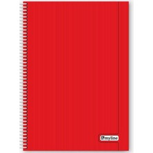 Myline Nova A4 Plastik Kapak 60 Yaprak Kareli Defter