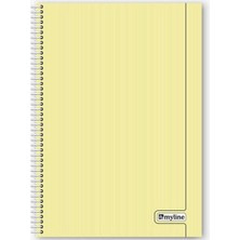 Myline Nova A4 Plastik Kapak 120 Yaprak Çizgili Defter