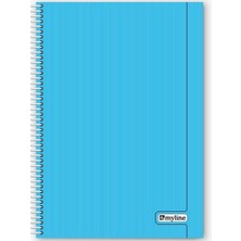 Myline Nova A4 Plastik Kapak 120 Yaprak Çizgili Defter