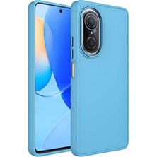 Apsuwa Huawei Nova 9 Se Kılıf Luna Metal Çerçeve Buton Silikon