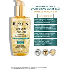 Bioxcin Keratin & Argan Onarıcı Saç Bakım Yağı 150 ml - Yıpranmış ve Hasar Görmüş Saçlar