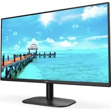 27 Aoc 27B2QAM 4ms 75HZ 1xvga 1xhdmı 1xdp Fhd 1920X1080 Hoparlör Düşük Mavi Işık Vesa Siyah