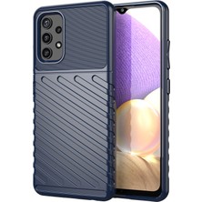 Cool-M Thunder Serisi Twill Texture Tpu Samsung Galaxy A32 4g (Abd Sürümü) Için Koruma Örneği (Yurt Dışından)