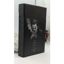 Giftoloji Kişiye Özel Yazı-Resim-Logo Yapılabilir Siyah Slim Sigara Kutusu - Resimli Tabaka