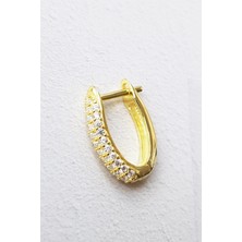 MorMajor Silver Tekli J Tepelik Altın Kaplaam Gümüş