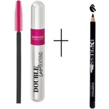 Farmasi Siyah Double Lash Extend Çift Etkili Maskara ve Siyah Express Göz Kalemi